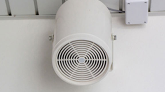 interior voice system on wall